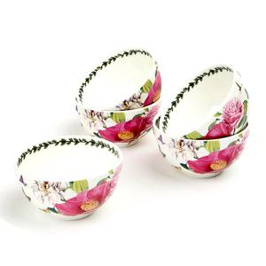 본차이나 도자기 공기 5P(대장미) 세트 / 밥공기 밥그릇 식기세트