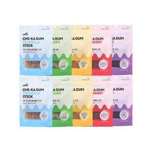 꼬뜨 치카껌 100g 5종 x 2 세트 강아지 간식 강아지껌 개껌 가수분해 양치껌 면역 장건강 관절 피부 눈