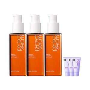 미쟝센 퍼펙트 세럼 오리지널 80ml, 3개 + 증정(매직스트레이트 트리트먼트 31ml, 3개)