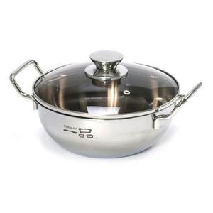 키친아트 일품 IH 통3중 궁중전골 20cm /인덕션겸용 스텐304 양수 냄비세트