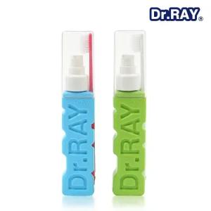 닥터레이 페일블루/퓨어그린 치약칫솔세트 여행용 사무실 답례품 유치원 선물