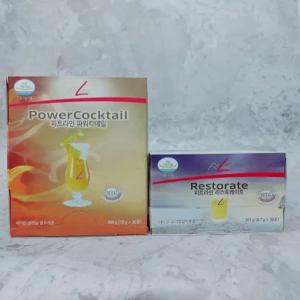 피트라인 파워칵테일 450g 1개 + 리스토레이트 201g 1개