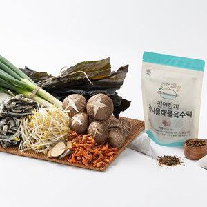[천연한끼] 콩나물해물육수팩 10티백 국내산 100% 신제품 천연조미료 다시팩 한생원