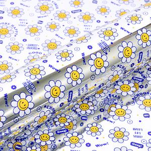 디자인랩 메탈롤포장지 대 스마일플라워 530mmX17m 색상랜덤