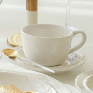 시라쿠스 메이플 화이트 찻잔 라떼잔 머그컵 카페 화이트웨어 집들이 선물 커피잔 세트