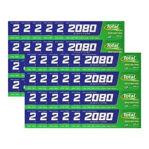 애경 2080 시그니쳐 토탈 그린치약 125g 4입 x12