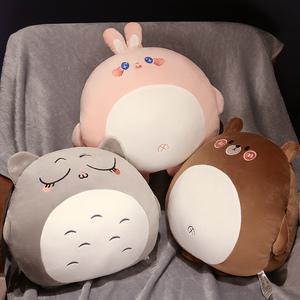 TAOMI 동물 캐릭터 인형 쿠션 무릎담요