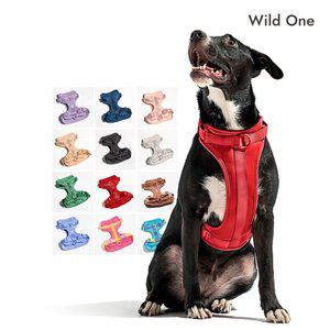 [와일드원] 강아지 하네스 가슴줄 HARNESS 앞섬방지 소형견 중형견 대형견