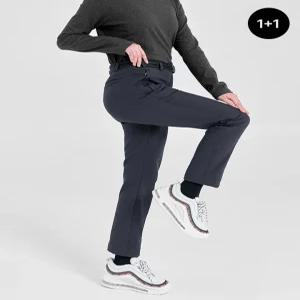 [마운틴벨리][겨울BEST][1+1] 겨울 슬림 기모 본딩 안감 여성 웜테크 데일리 팬츠