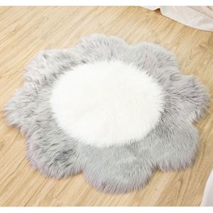 부드러운 원형 러그 거실 극세사 카페트