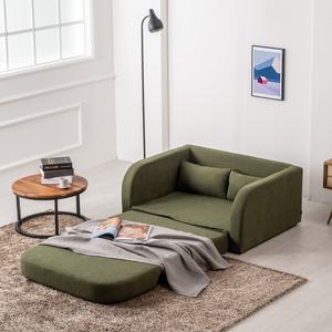 에보니아 주드 2인용 쇼파베드 3단접이식 패브릭 / 2인 소파베드