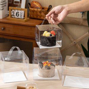 [레드캣]투명 사각 쿠키 머핀 미니 케이크 포장 상자