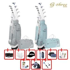 2023 지쓰리 니콜 여성용 골프채 풀세트 바퀴형 캐디백세트 G