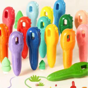 K.B 손에묻지않는 색칠놀이 키크레용 (12색) 어린이집교구 그리기