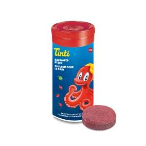 [유통기한 임박] 틴티 유아입욕제 베스워터 튜브 레드, 10입, 1개