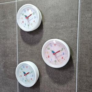 핫클락 120파이 교육용 유아 방수 무소음 흡착 시계