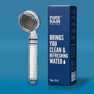 퓨어레인 녹물 염소제거 정수 필터 샤워기 헤드 V2.0 단품