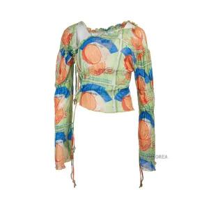 [롯데백화점]하우스오브써니 여성 슬라이스 레몬 블라우스 VOL2107 MULTI