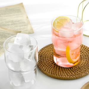 냉온 내열 강화 심플 투명 유리컵 물컵 카페용 대량 컵 글라스 예쁜 특이한 아인슈페너잔 냉온컵