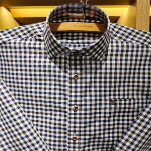 [카운테스마]양말증정-일반핏 긴소매 면100 체크남방CDCW1P1301I0