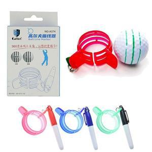 [OFK4Q8S8]색상랜덤 골프 볼라이너 360도 캡라이너 볼마커