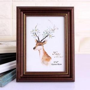 [OFM771S3]앤틱무드사진액자2p세트 5x7  브라운