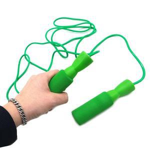 [OFM7Q053]스펀지 그립 줄넘기 그린 학교준비물 체육과관