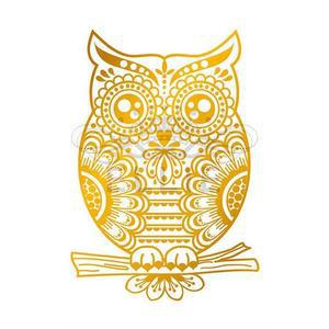 [OFM65ROT]황금 부엉이  패브릭  보석십자수 40x60