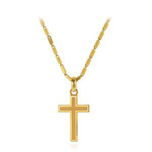 갤러리아 남자 순금 목걸이 스지 십자가 24K 26.25g 18K장식