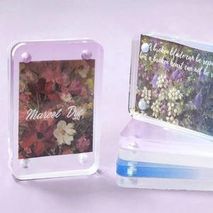 [OFN84Q4S]자석미니액자 아크릴 사진 포토 액자 홀더