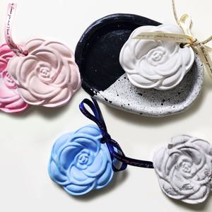 마타바 까멜리아 타블렛 석고방향제 만들기 diy 키트 (약15개)kit+리본끈+향주머니 공예 세트 취미 동백꽃 플라워