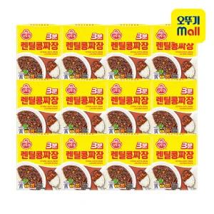 [오뚜기] 3분 렌틸콩짜장 200g 12개