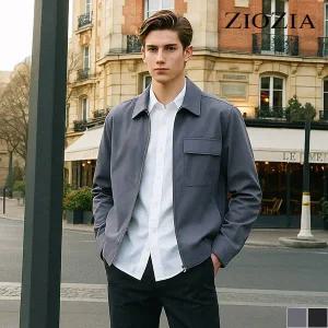 [지오지아] 원포인트 카라 블루종 점퍼 (AEC2JJ1102)