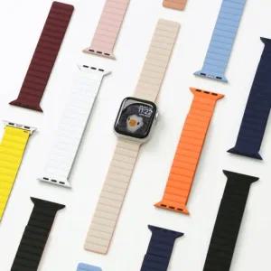 디유아모르 디유아모르 애플워치 스트랩 실리콘 링크 밴드