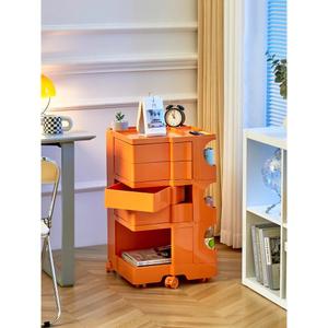 화장품 카트 선반 수납장  스낵 거실 침실 이동식 회전식 모던하우스 무빙 트롤리 2단 3단