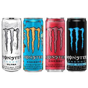 [코카콜라] 몬스터 에너지 드링크 울트라6 망고6 파이프라인6 제로6 355ml 24캔