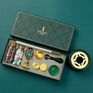 로마누스 실링왁스 입문 세트 실링 인장 도장 스탬프 기념일편지