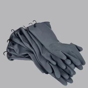 고리형 양손 라텍스 고무장갑 1박스 4켤레 (8개) - 대