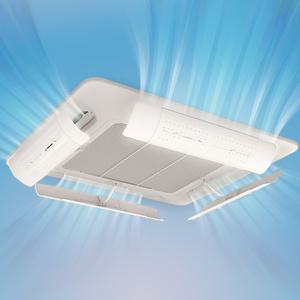 윈가드 에어컨바람막이 천장형 시스템 벽걸이 에어컨 윈드바이저 4개 무타공 바람 가드 가림막