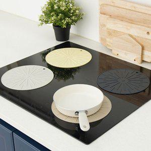 [올리오]국산 실리콘 인덕션 보호 매트 스크래치 방지 냄비 받침 6개