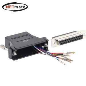 [RGP024Q5]넷메이트 NM G2545FF DB25F RJ 45 조합 커넥터