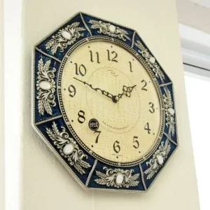 퍼블릭아트 멜라니 팔각 단면 벽시계 단면시계 인테리어시계 벽인테리어 카페인테리어 원형시계