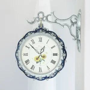 퍼블릭아트 제러드 주물 양면 벽시계 개업선물 신혼선물 집들이선물 부엉이시계 퍼블릭아트