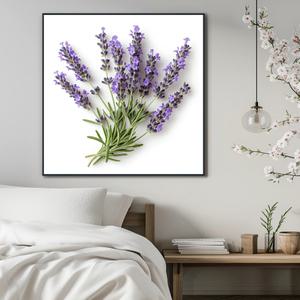 라벤더 그림 힐링포스터 아름다운 예쁜 집들이선물 고급액자 심플액자