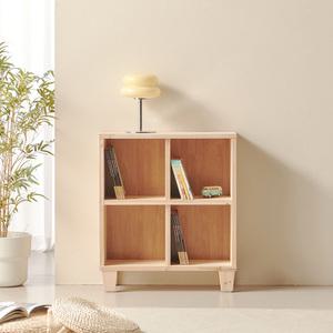 동서가구 마르디 675 2단 오픈형 삼나무 원목 책장 DF925462