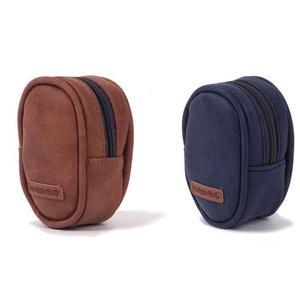 [마이모노샵] 남녀공용 라운딩 필드 골프연습 피혁 투볼주머니