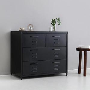 [마이모노샵] 블랙 신혼부부 옷정리 서랍장 4칸 방수납장