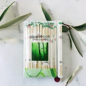 젓가락 대 나무 개별 포장 찹 스틱 젖가락 식기 일회용