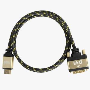 [XBG3H889]HDMI V2 0 to DVI D 내구성 케이블 5M HDMI2.1