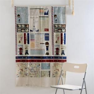 [XB0I466K]린넨 가리개 커튼 바란스 파리 창문커튼